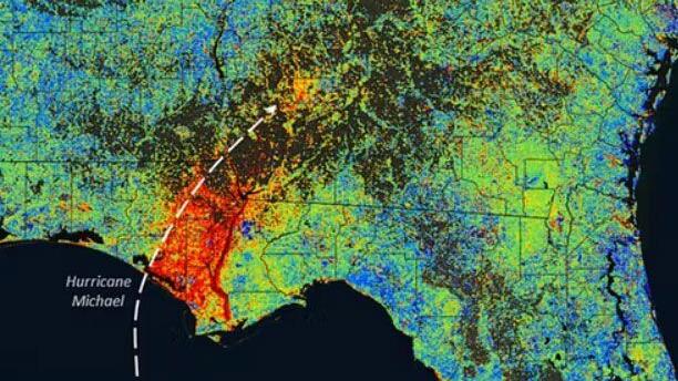 How a hurricane fueled wildfires in the Florida Panhandle
